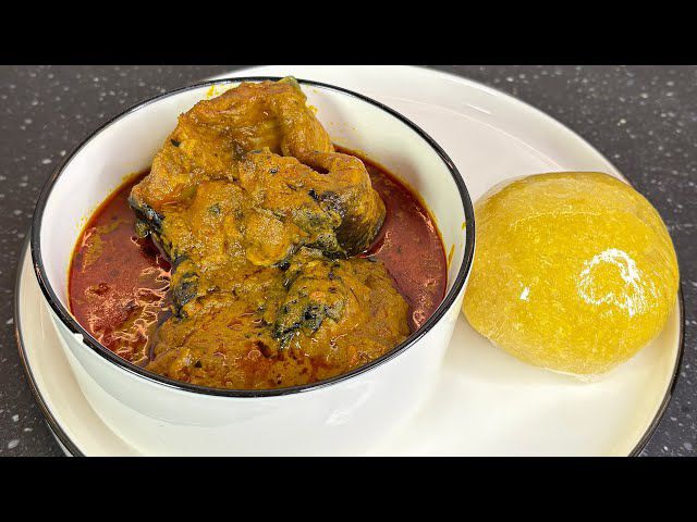Banga Soup & Gari