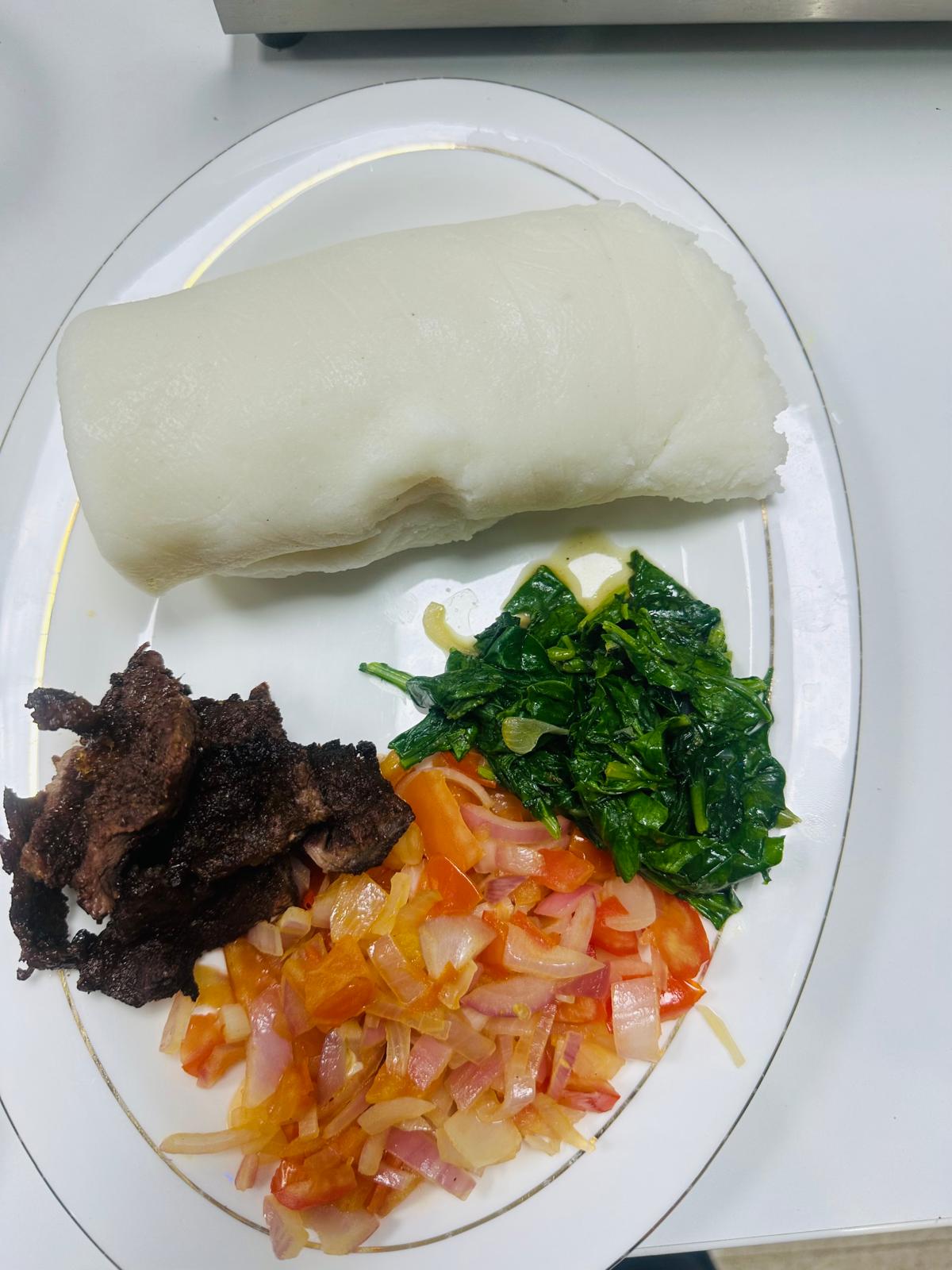 Ugali / Nyamachoma / Kachumbari